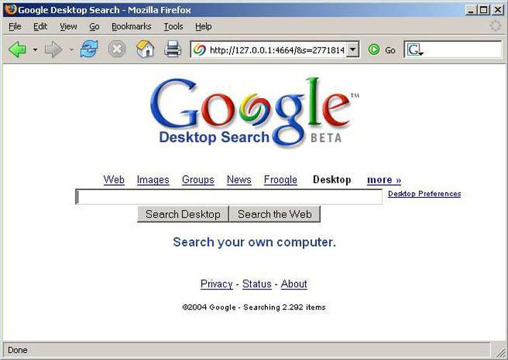 Skjámynd af leitarvef Google.