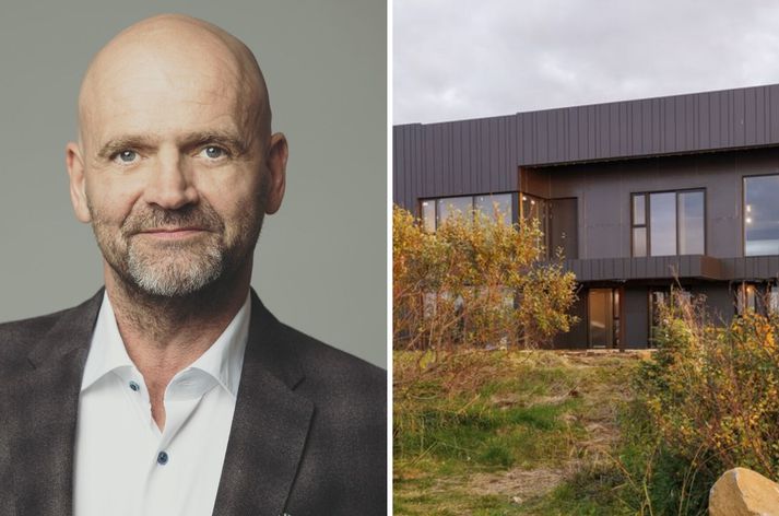 Þórarinn Arnar fær húsið afhent á morgun.