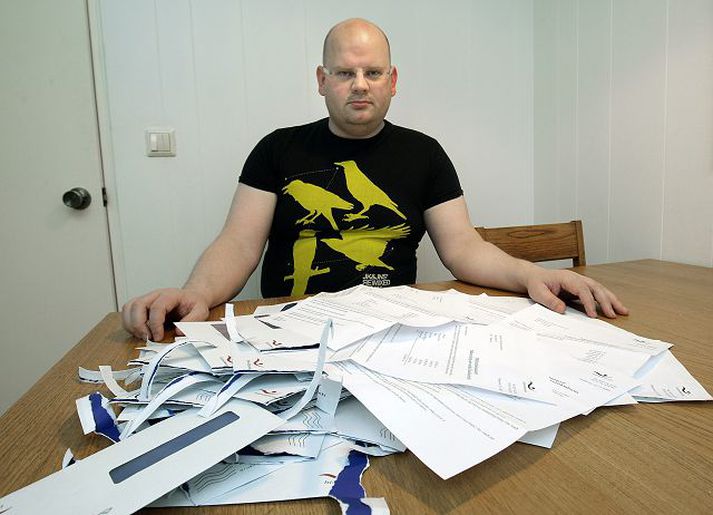 Innheimta Íslandsbanki veit ekki til þess að fleiri en Sigurður Örn Zoëga Gunnarsson hafi fengið slíkan fjölda eintaka af sama innheimtubréfinu.Fréttablaðið/Vilhelm