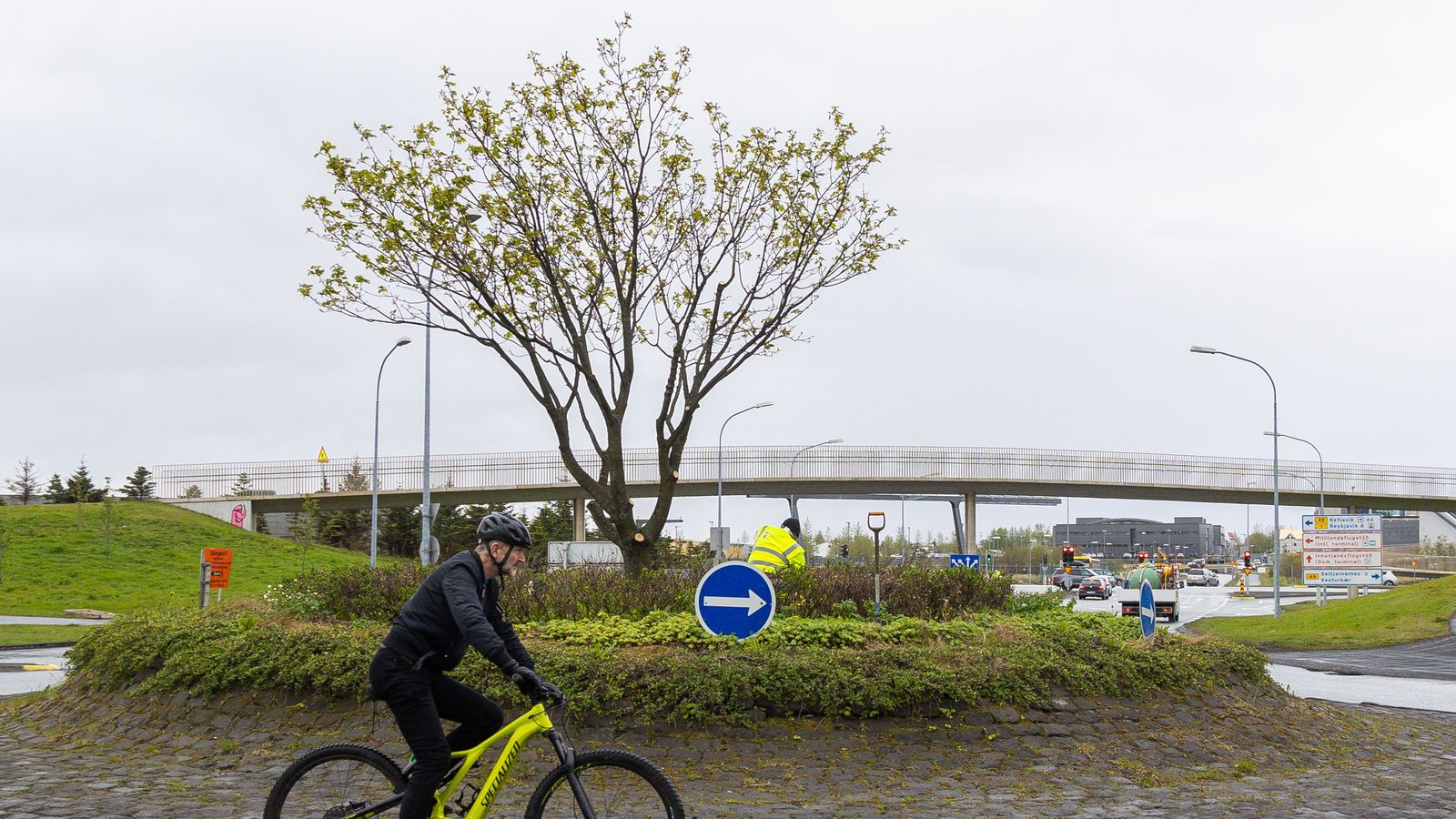 Hjól­reiða­maður slasaðist en reið­hjólið í lagi