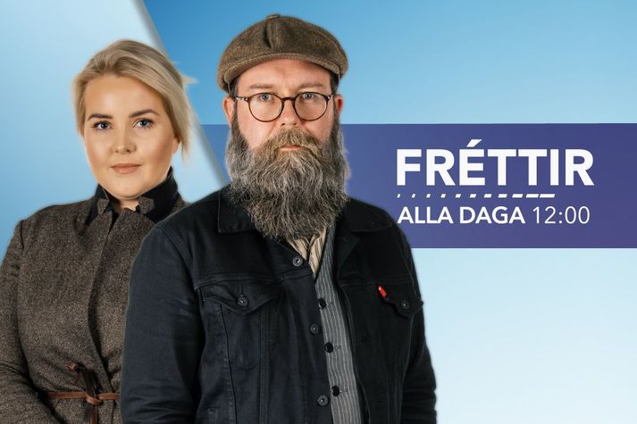 Hádegisfréttir hefjast á slaginu 12.00