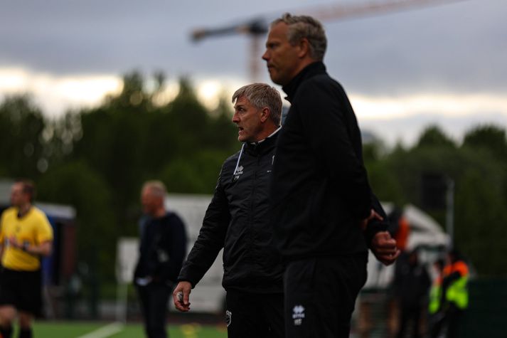Rúnar Kristinsson og Helgi Sigurðsson.