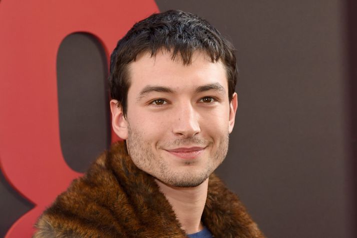 Ezra Miller komst í kast við lögin um helgina.