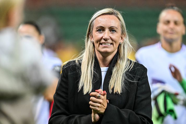 Elísabet Gunnarsdóttir, landsliðsþjálfari Belgíu