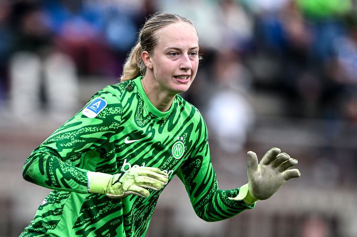Cecilía Rán er aðalmarkvörður Inter í ítölsku úrvalsdeildinni. 