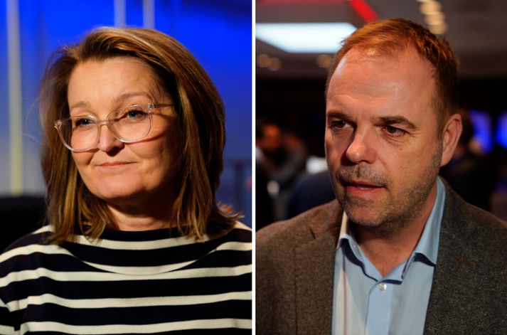 Unnur Valborg Hilmarsdóttir, sveitarstjóri Húnaþings vestra og Björn Bjarki Þorsteinsson, sveitarstjói í Dalabyggð,