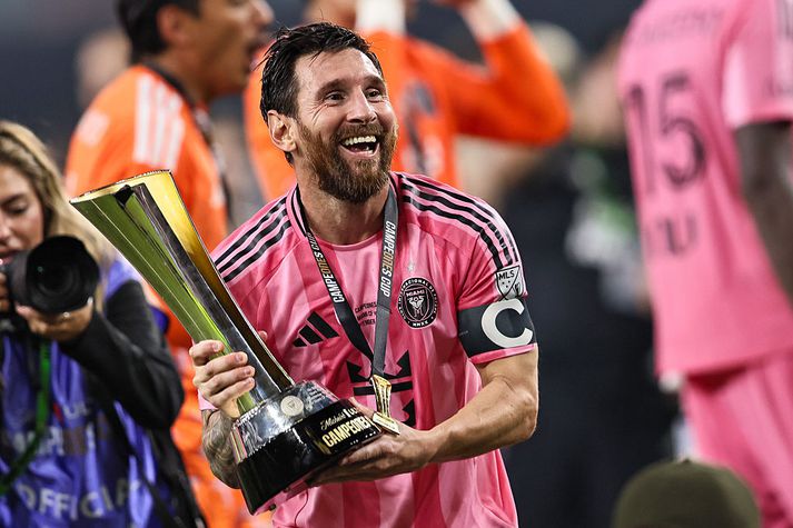 Lionel Messi bætti enn einum bikarnum í safnið.