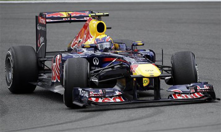 Mark Webber er í öðru sæti í stigamóti ökumanna á Red Bull.