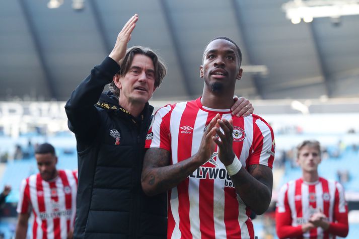 Thomas Frank hefur ekki miklar áhyggjur af því að Ivan Toney sé á förum frá Brentford.