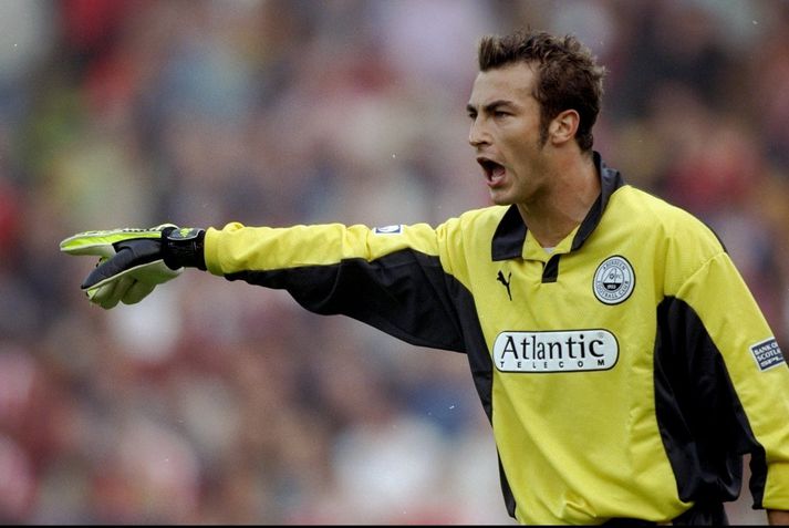 Preece er hér í leik með Aberdeen árið 1999.