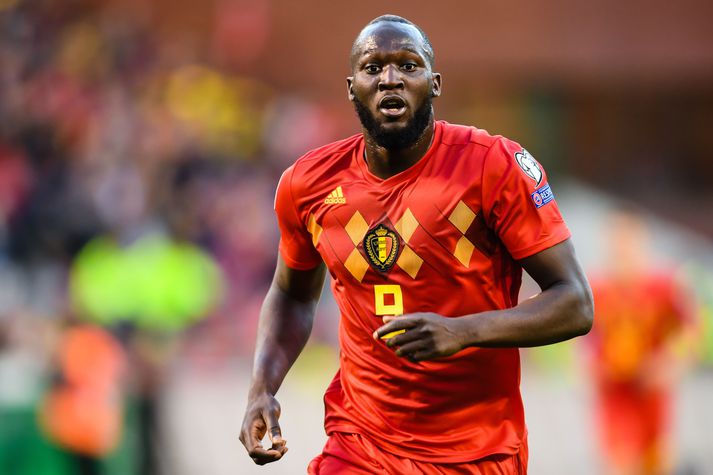 Lukaku í landsleik á dögunum.