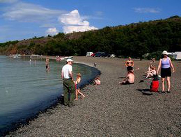 Frá Hallormsstað en þar er gert ráð fyrir allt að 27 stiga hita á morgun.