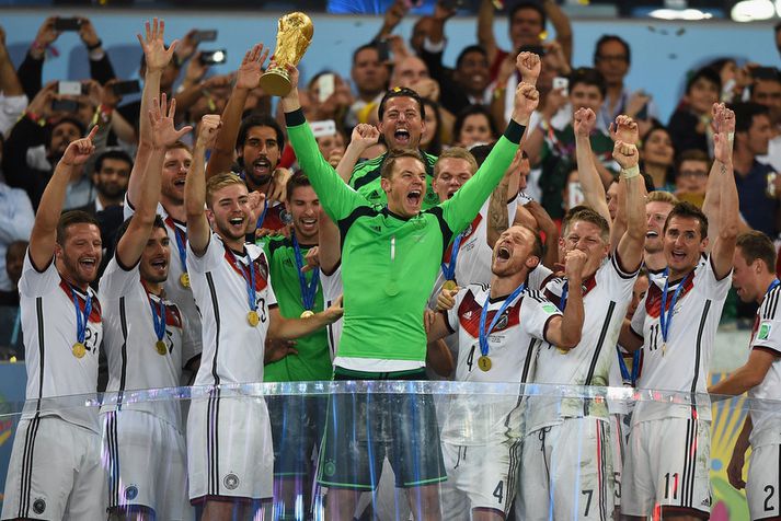 Manuel Neuer var frábær í marki heimsmeistara Þjóðverja á HM í Brasilíu 2014.