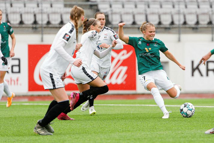 ÍBV lenti undir eftir mínútu en snéri taflinu við í fyrri hálfleik