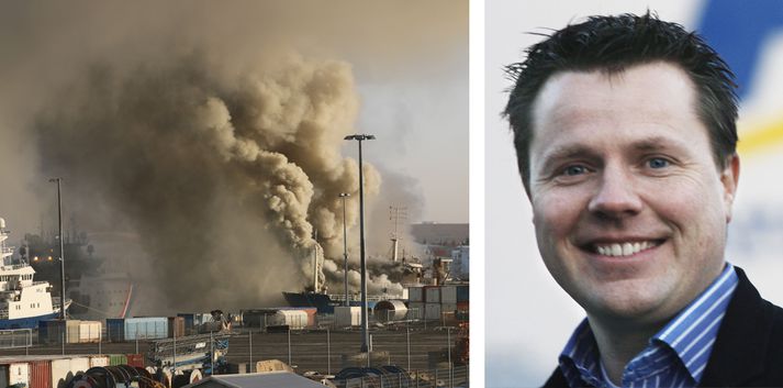 Hugi Hreiðarsson hjá Atlantsolíu segir birgðastöð enn ekki í hættu.