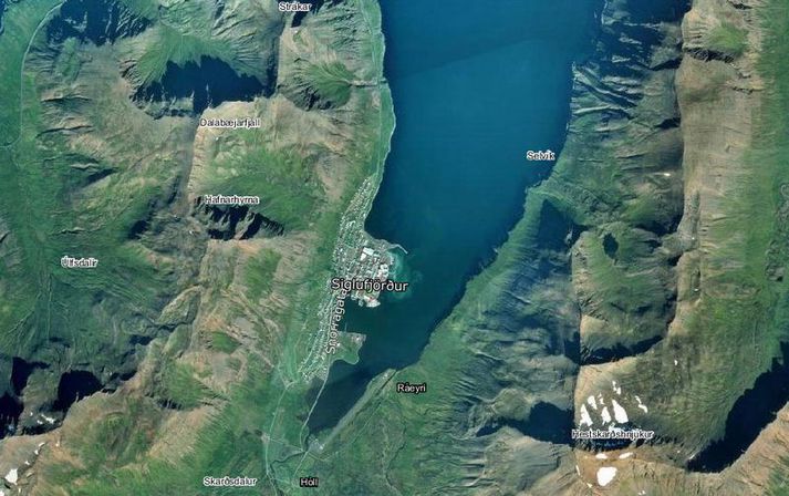Siglufjörður. mynd/Loftmyndir ehf.