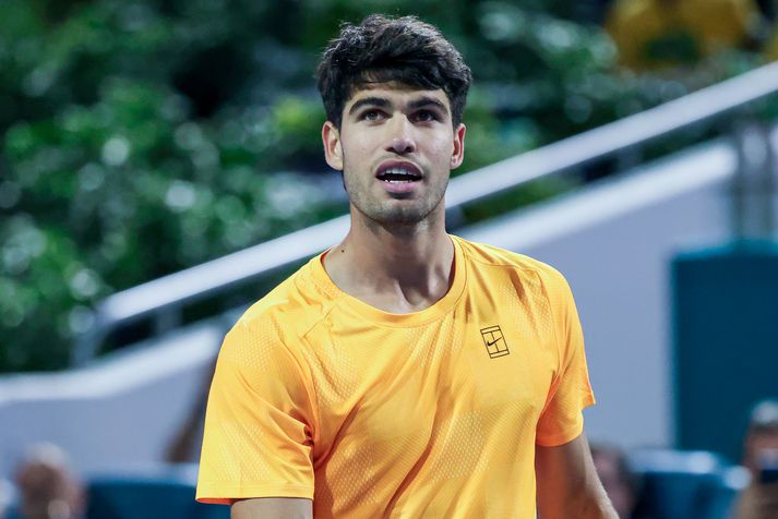 Efsti maður heimslistans er úr leik á Miami Open. 