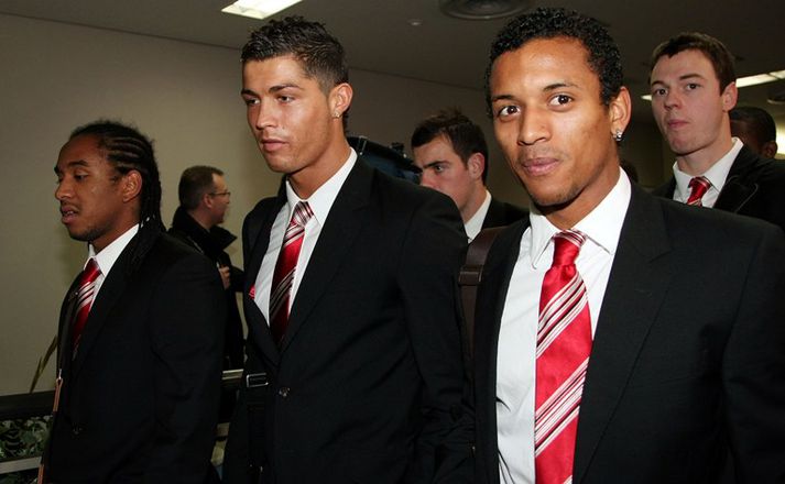 Nani og Anderson fá ekki að velja sér föt á ferðalögum með Man. Utd. Ronaldo þótti einnig hafa skelfilegan fatasmekk.