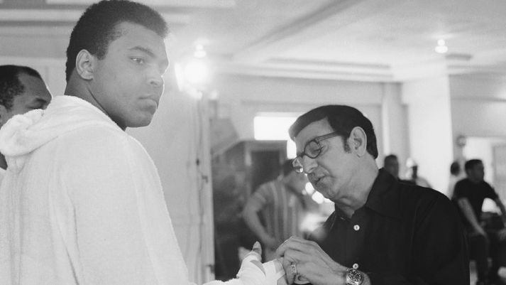 Angelo Dundee og Muhammad Ali.