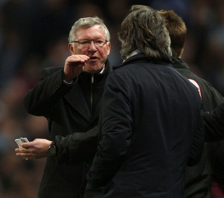 Ferguson var ekki sáttur við Mancini.
