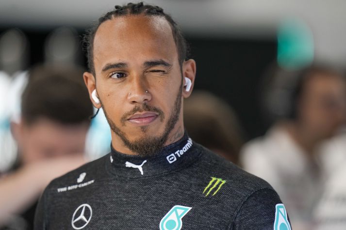 Sjöfaldi Formúlu 1 heimsmeistarinn Sir Lewis Hamilton, ökumaður Mercedes 