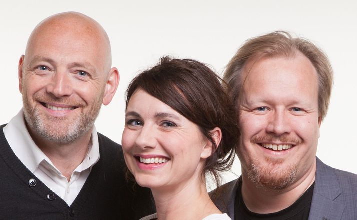 Felix Bergsson, Valgerður Guðnadóttir og Þór Breiðfjörð syngja þekktustu lögin úr teiknimyndunum