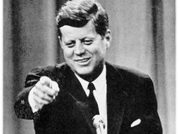John F. Kennedy var hress maður.