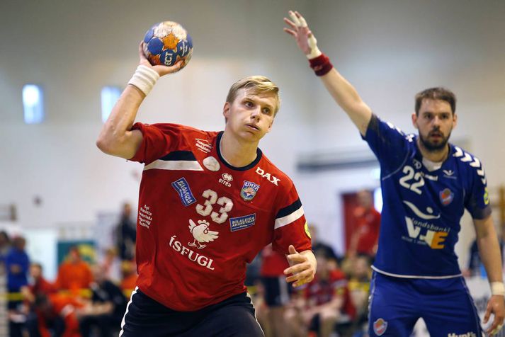 Örn Ingi skoraði 51 mark í 10 leikjum í úrslitakeppninni.