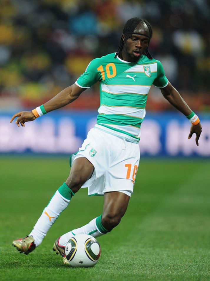 Gervinho í leik með landsliði sínu á HM 2010 í Suður-Afríku