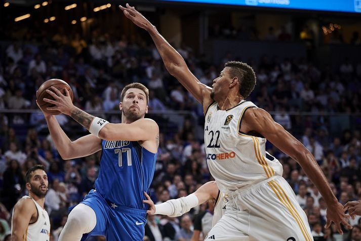 Luka Doncic var mættur á sinn gamla heimavöll.