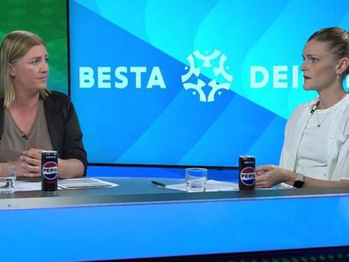 Mist Edvardsdótrir og Mist Rúnarsdóttir eru sérfræðingar í Bestu mörkum kvenna.