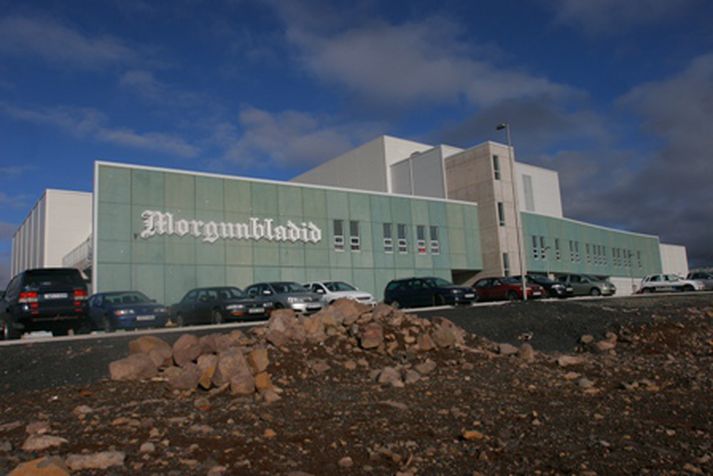 Um 30 manns var sagt upp störfum á Morgunblaðinu í dag. Mynd/ Hörður.
