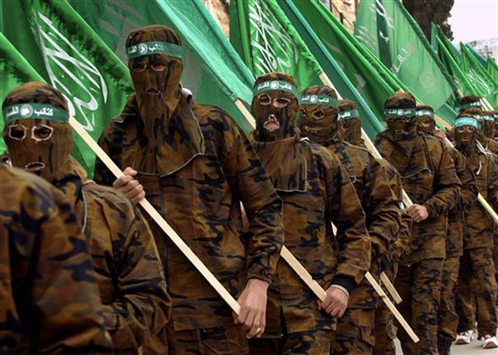 Stuðningsmenn Hamas.