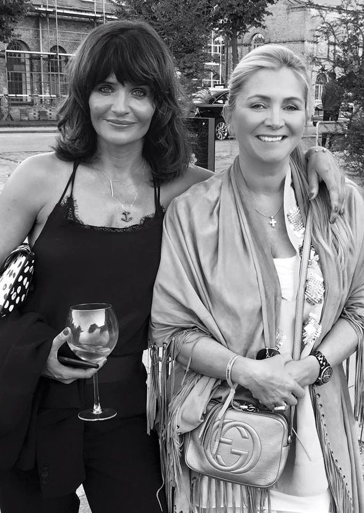 Helena Christensen og Svava Johansen.