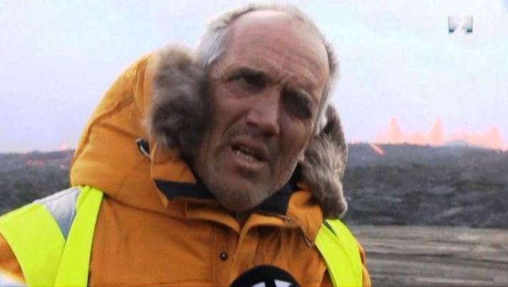 Ármann Höskuldsson eldfjallafræðingur.