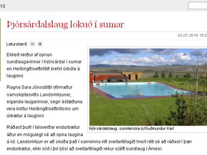 Af vef Sunnlenska.