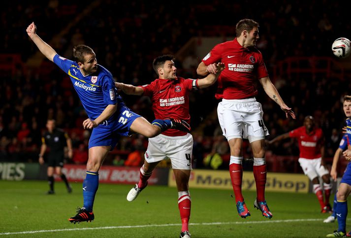 Heiðar skorar fyrir Cardiff.