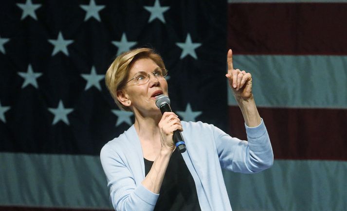 Elizabeth Warren, öldungadeildarþingkona sem boðið hefur sig fram í forvali Demókrataflokksins fyrir forsetakosningar í Bandaríkjunum á næsta ári.