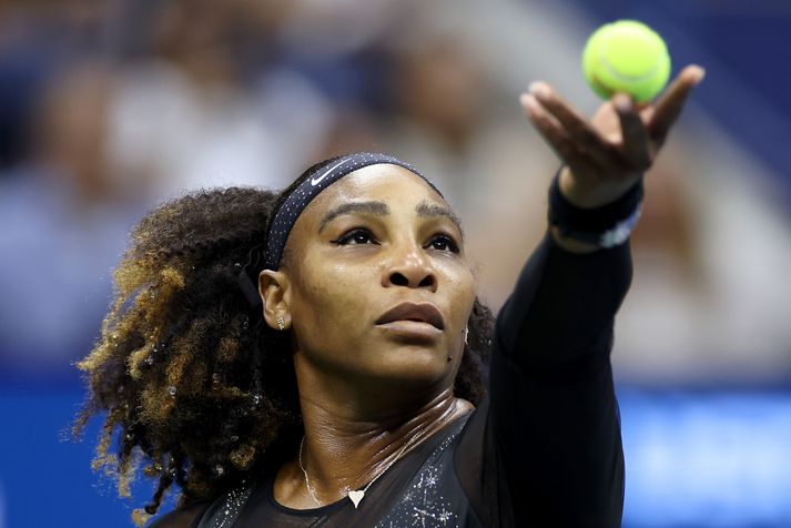 Serena Williams spilaði síðast á Opna bandaríska árið 2022. 