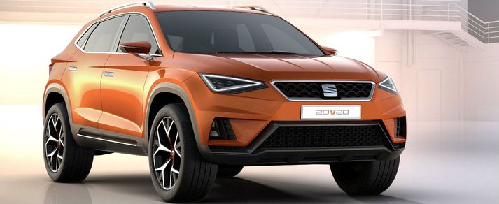 Seat Ateca er byggður á hugmyndabílnum 20V20.