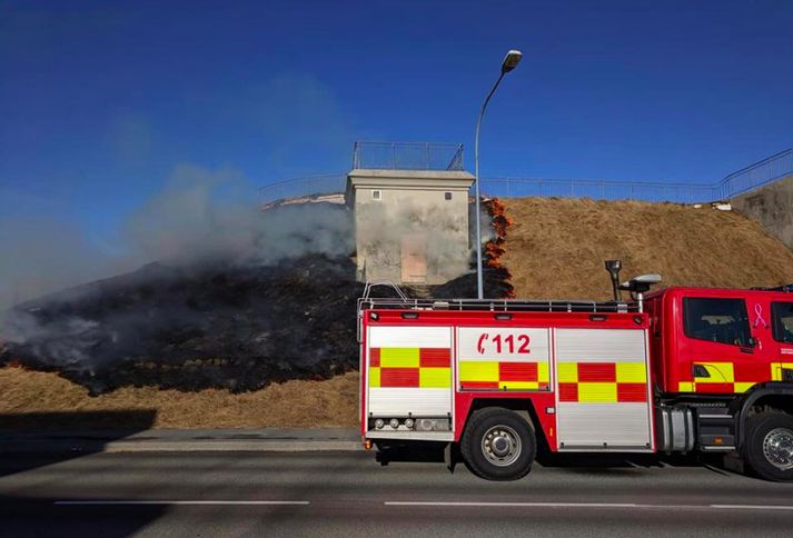 Frá vettvangi klukkan 15:10 í dag.