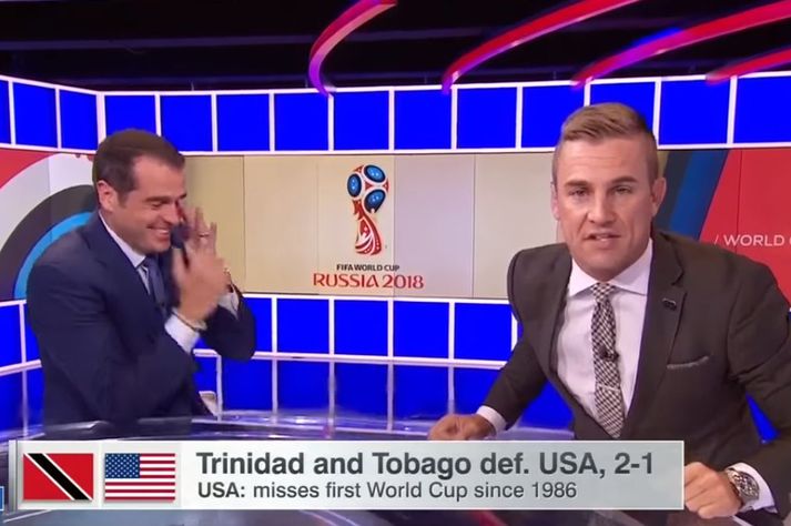 Taylor Twellman átti ekki orð.. eða reyndar mörg.