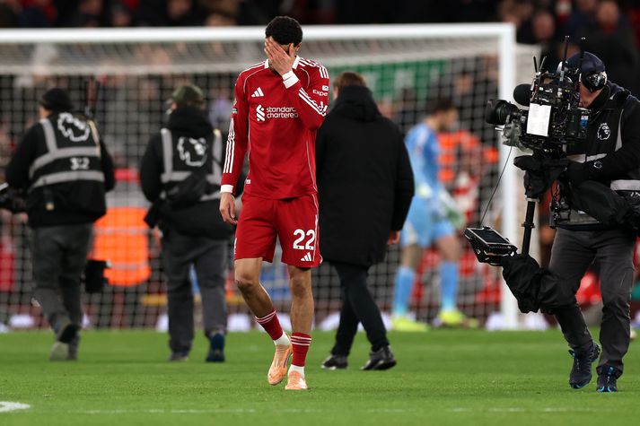 Hugo Ekitike er markahæsti leikmaður Liverpool á leiktíðinni en hann er að glíma við meiðsli.