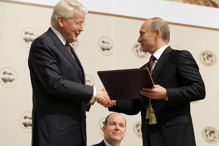 Ólafur Ragnar Grímsson og Vladimar Putin.