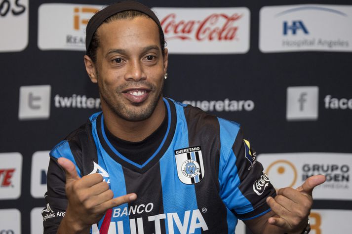 Ronaldinho er mættur til Mexíkó.