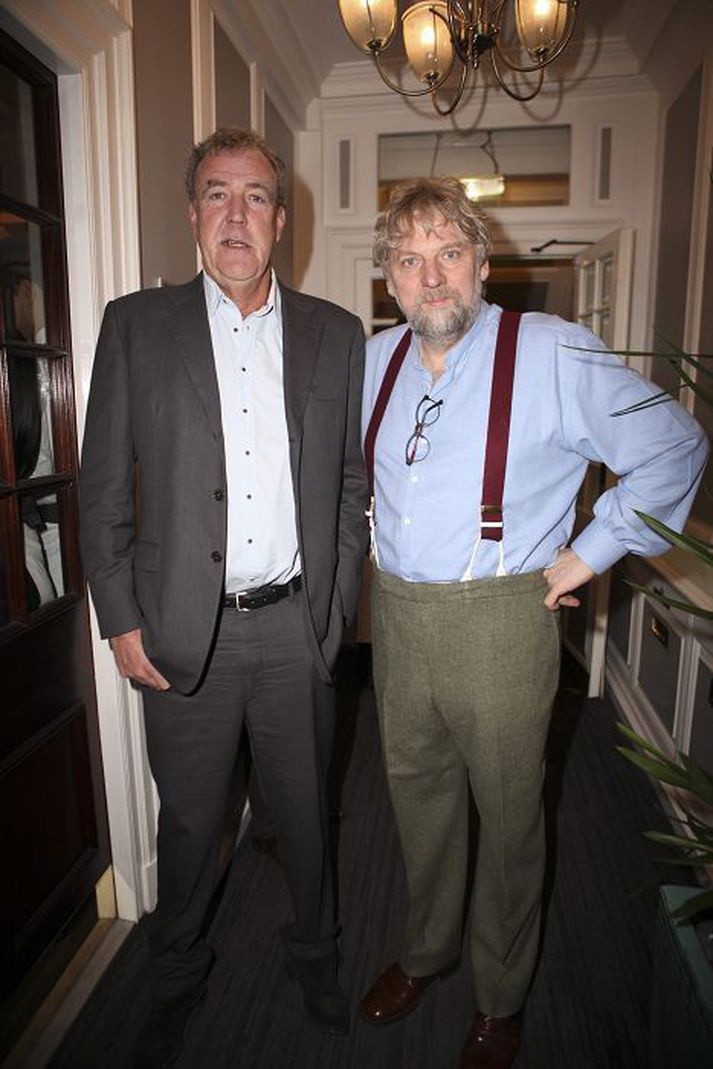 Eggert feldskeri og Jeremy Clarkson kynntust á Íslandi fyrir nokkrum árum og hafa æ síðan haldið vinskap.