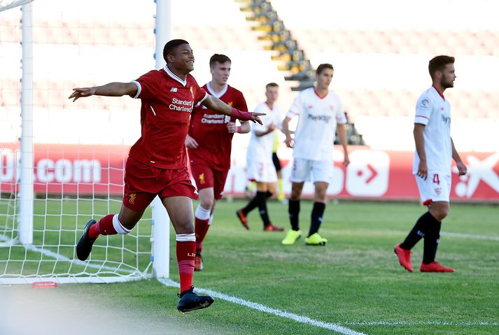 Brewster í leik með varaliði Liverpool