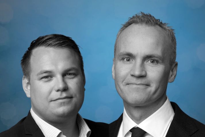 Tryggvi Páll Hreinsson og Björn Hjaltested Gunnarsson sjóðstjórar Paragon Fund sem stýrt er af Orca Capital Partners. 