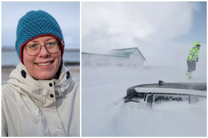 Elín Björk segir útlit fyrir lægðargang næstu vikuna. 