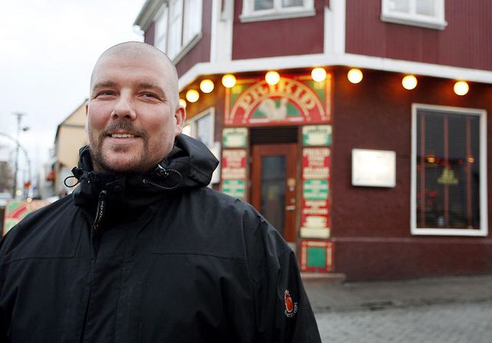 Finni og félagar á Prikinu eru með nýtt borðspil í undirbúningi. Fréttablaðið/Anton